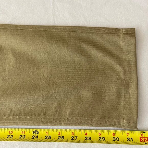 Express x Rachel Zoe Men Striped Green Stretch Pant 32x32 Flat Slim Straight Leg - Picture 11 of 11